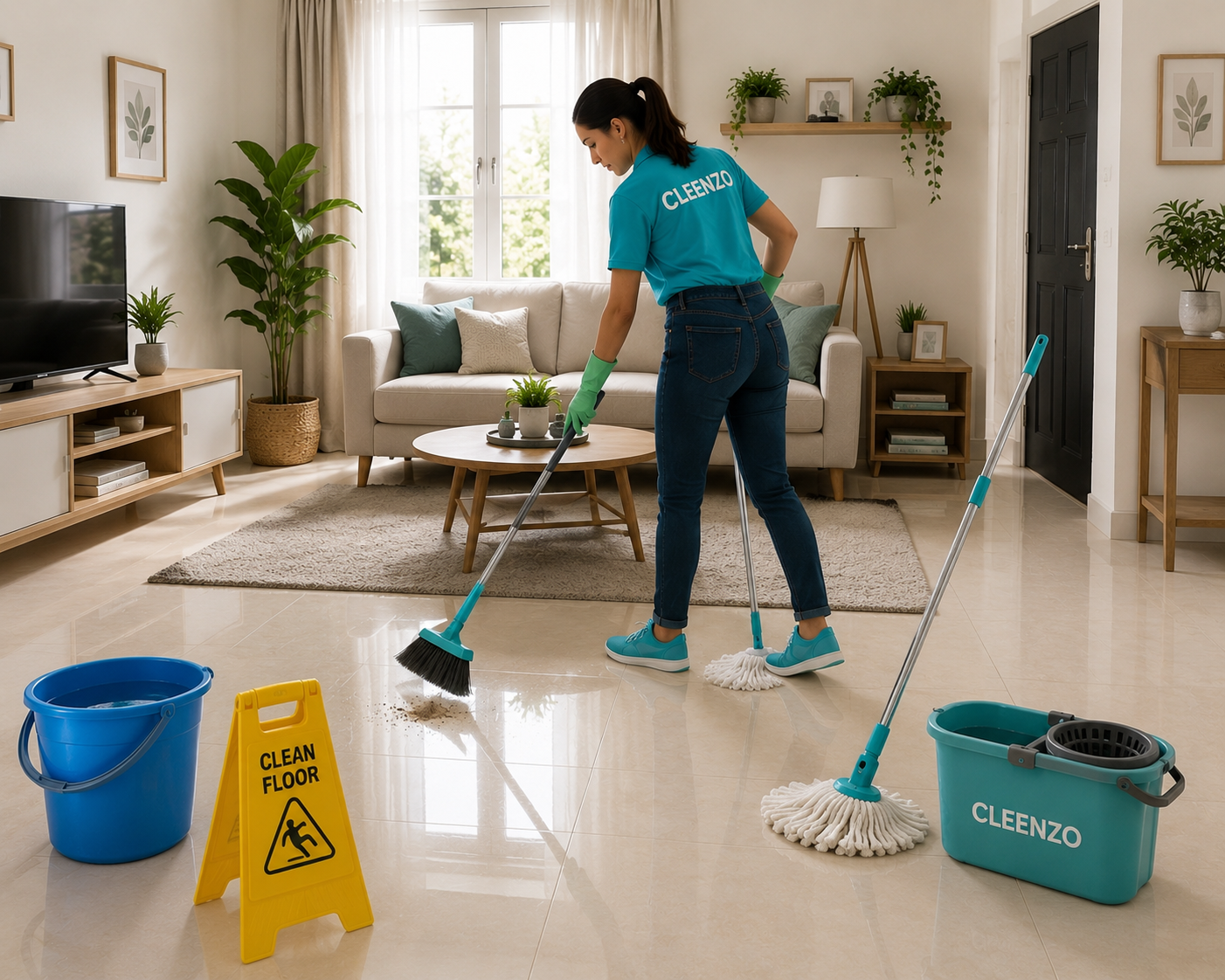 Sweeping & Mopping